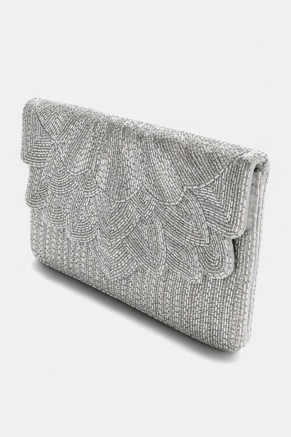 Handcrafted Silver Evening Clutch