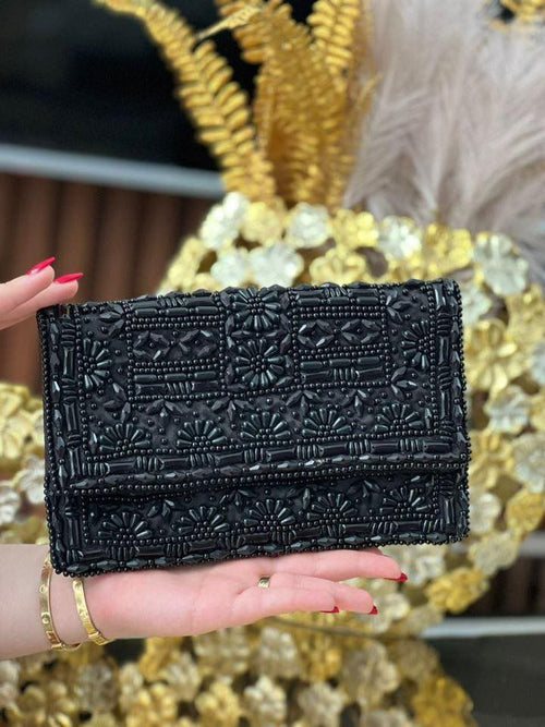 Black Pearl Party Clutch