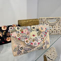 Vintage Floral Printed Clutch