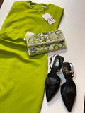 Lime Green Party Clutch