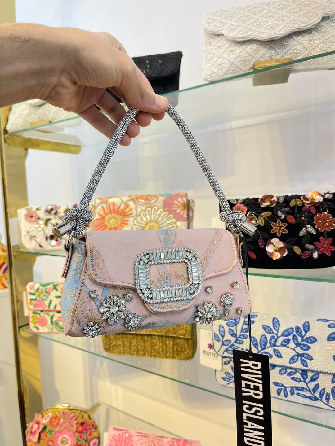 Floral Transparent Gift Clutch