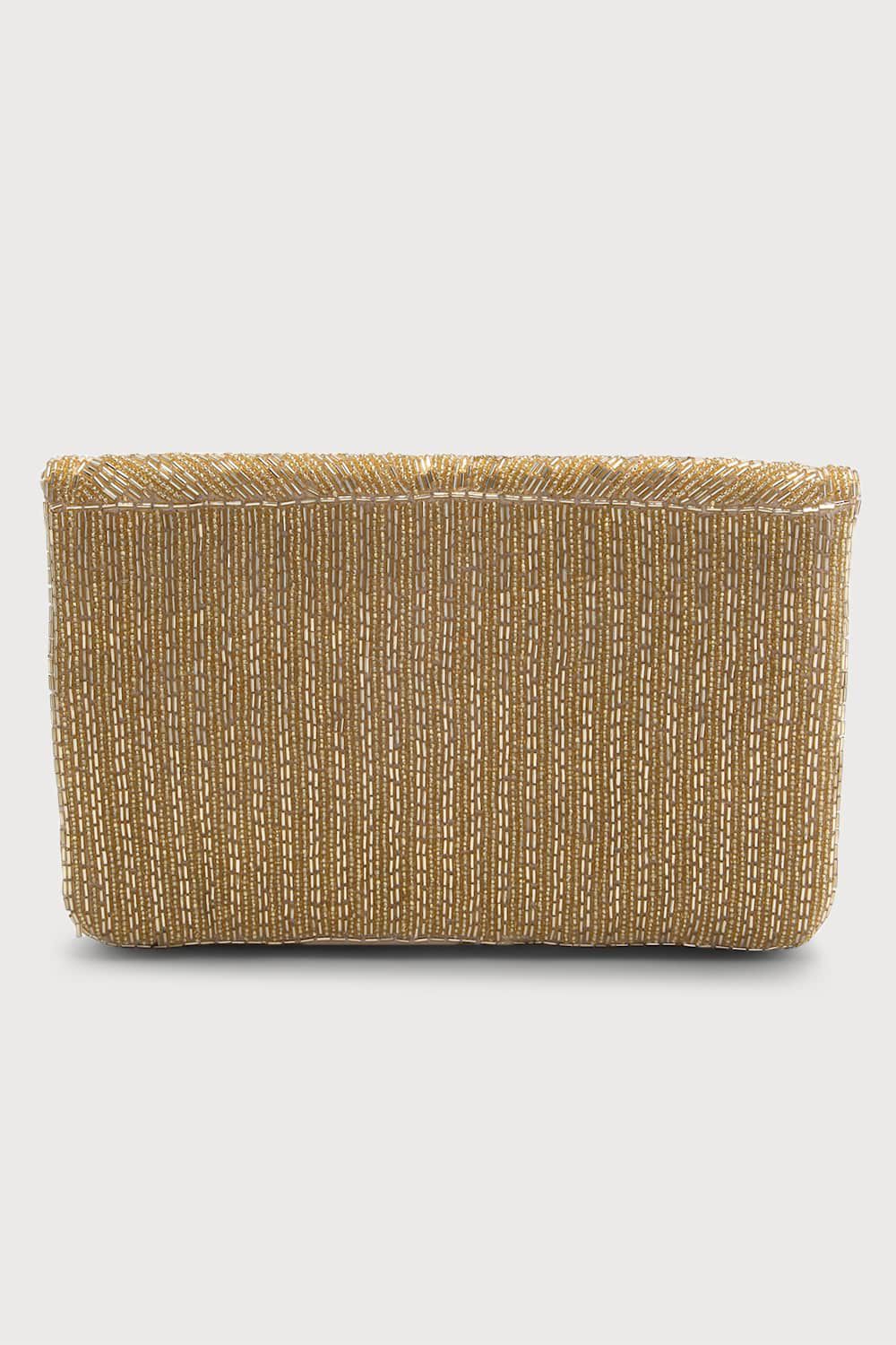 Handmade Gold Evening Clutch