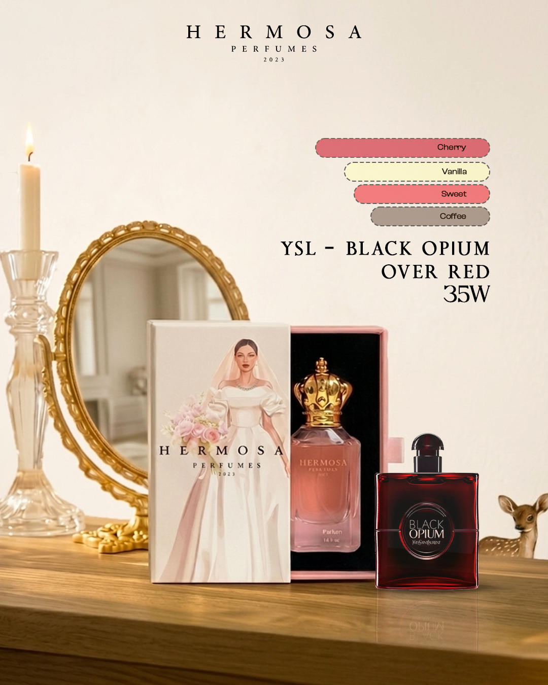YSL - Black Opium Over Red