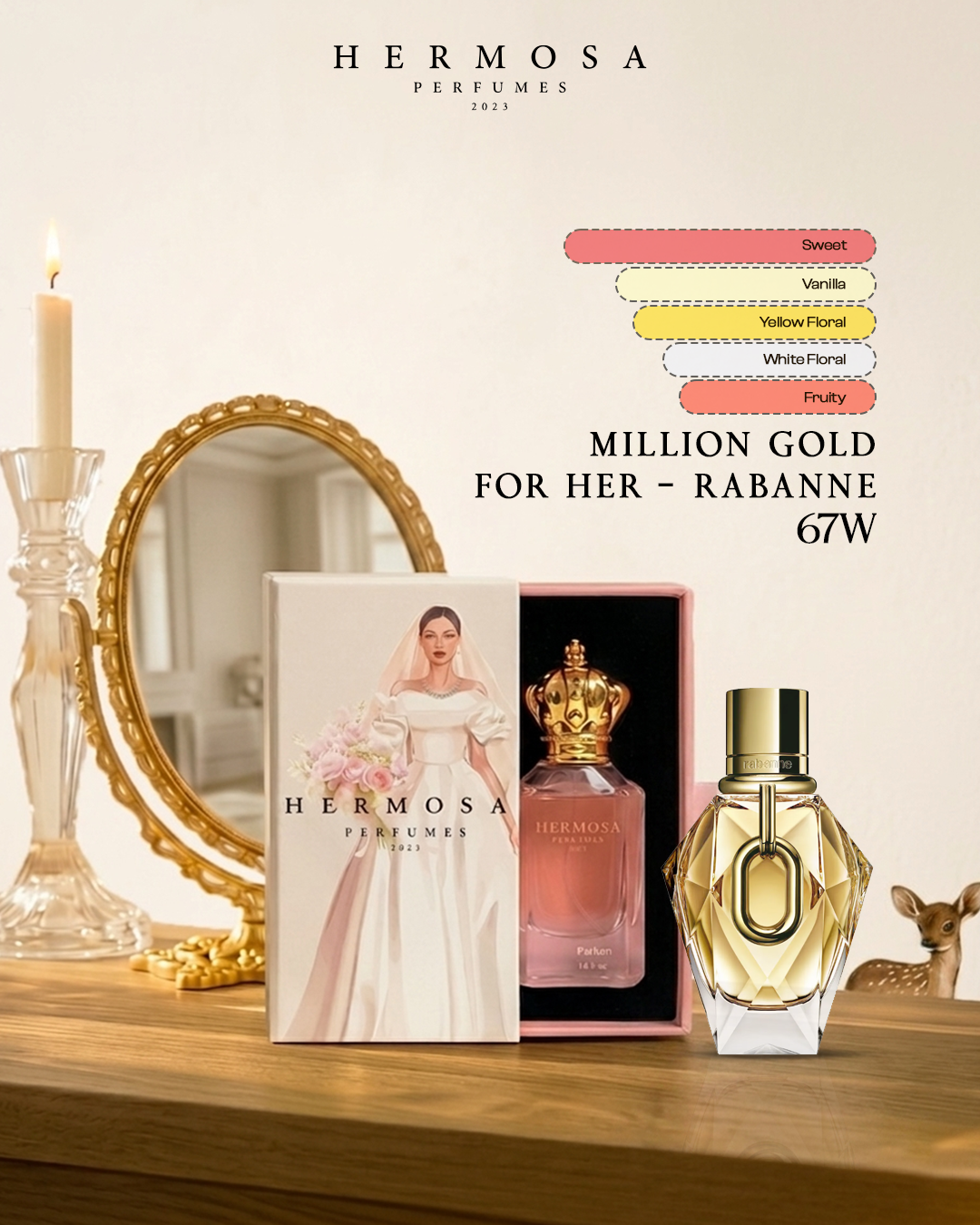 Million Gold For Her Rabanne