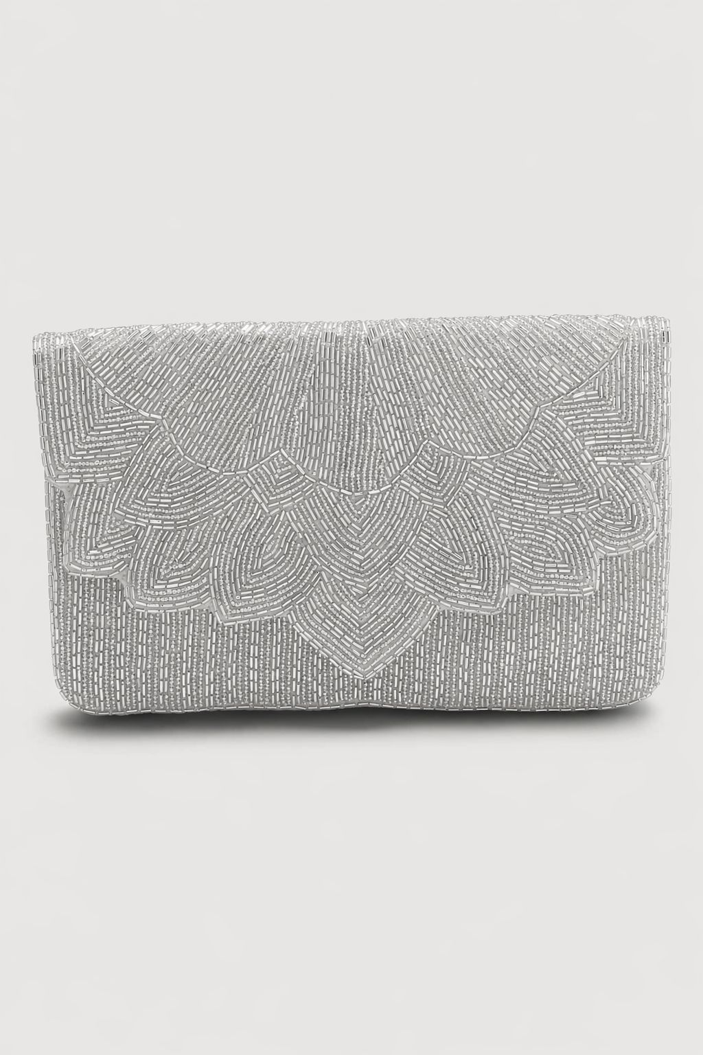 Handcrafted Silver Evening Clutch