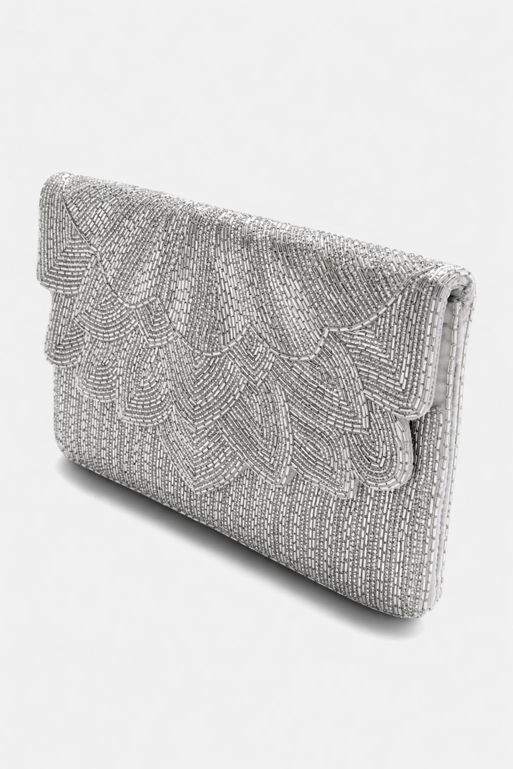 Handcrafted Silver Evening Clutch